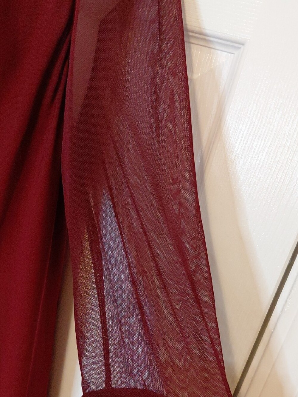 R&M Richards Burgundy Women's Dress Set - Picture 7 of 9